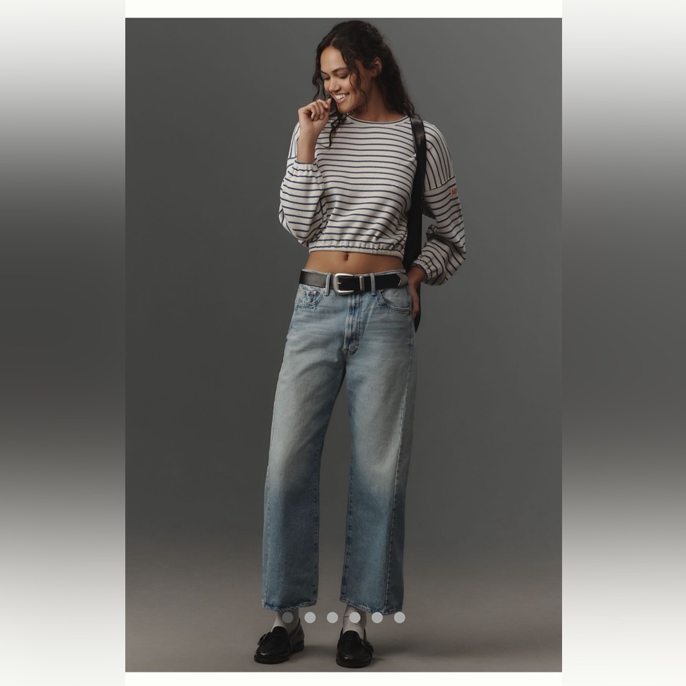 MOTHER The Half Pipe High Rise Taper Jeans, size 28, EUC